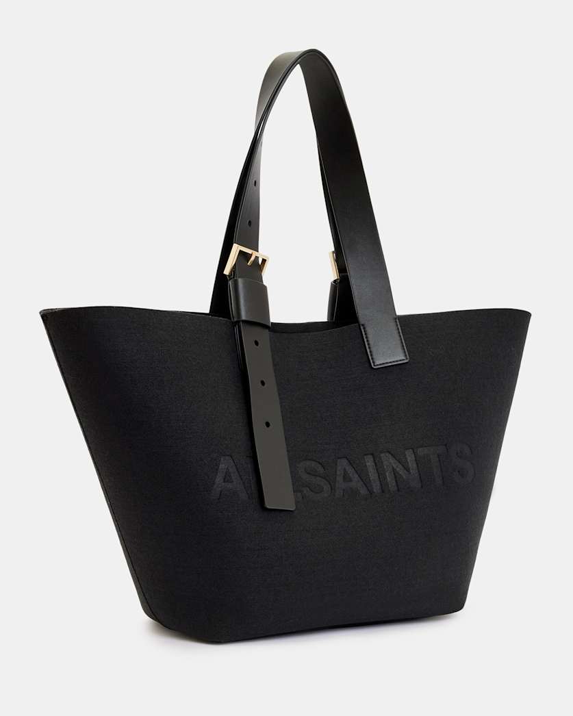 Anik Spacious Felt Logo Tote Bag