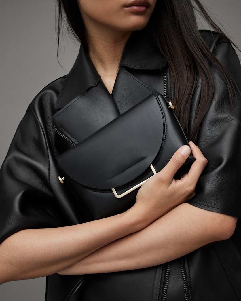 Francine Leather Crossbody Bag