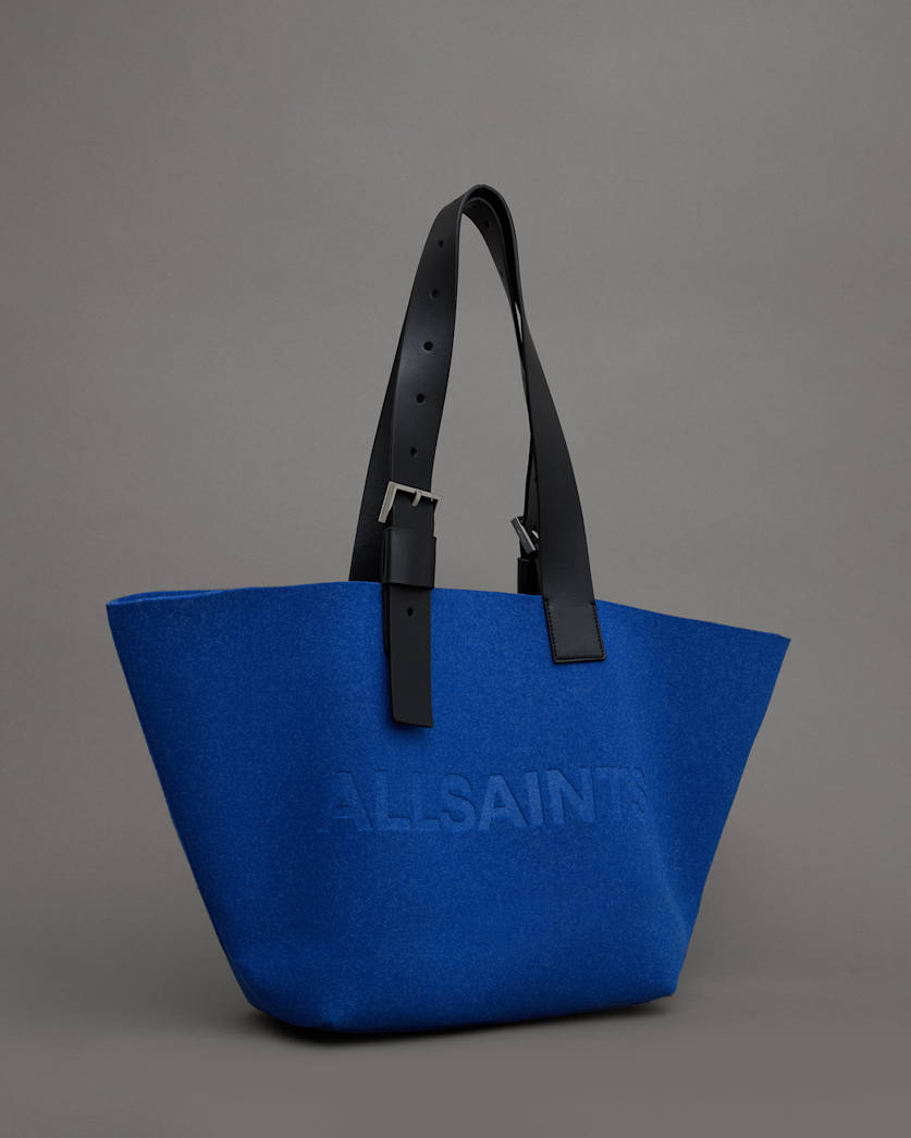 Anik Embossed Logo Felt Tote Bag