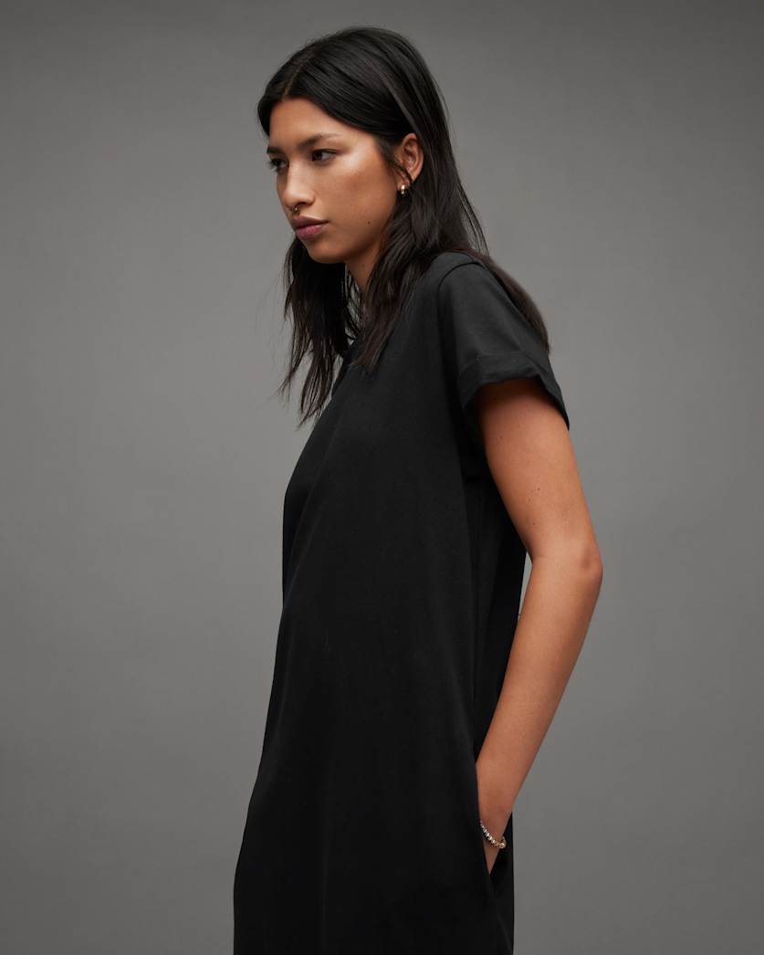Anna Crew Neck Short Sleeve Maxi Dress