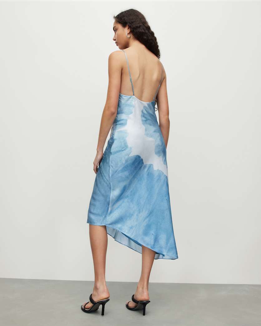 Alexia Silk Blend Mariana Midi Dress