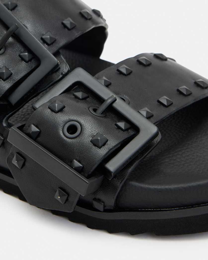 Sian Leather Studded Sandals