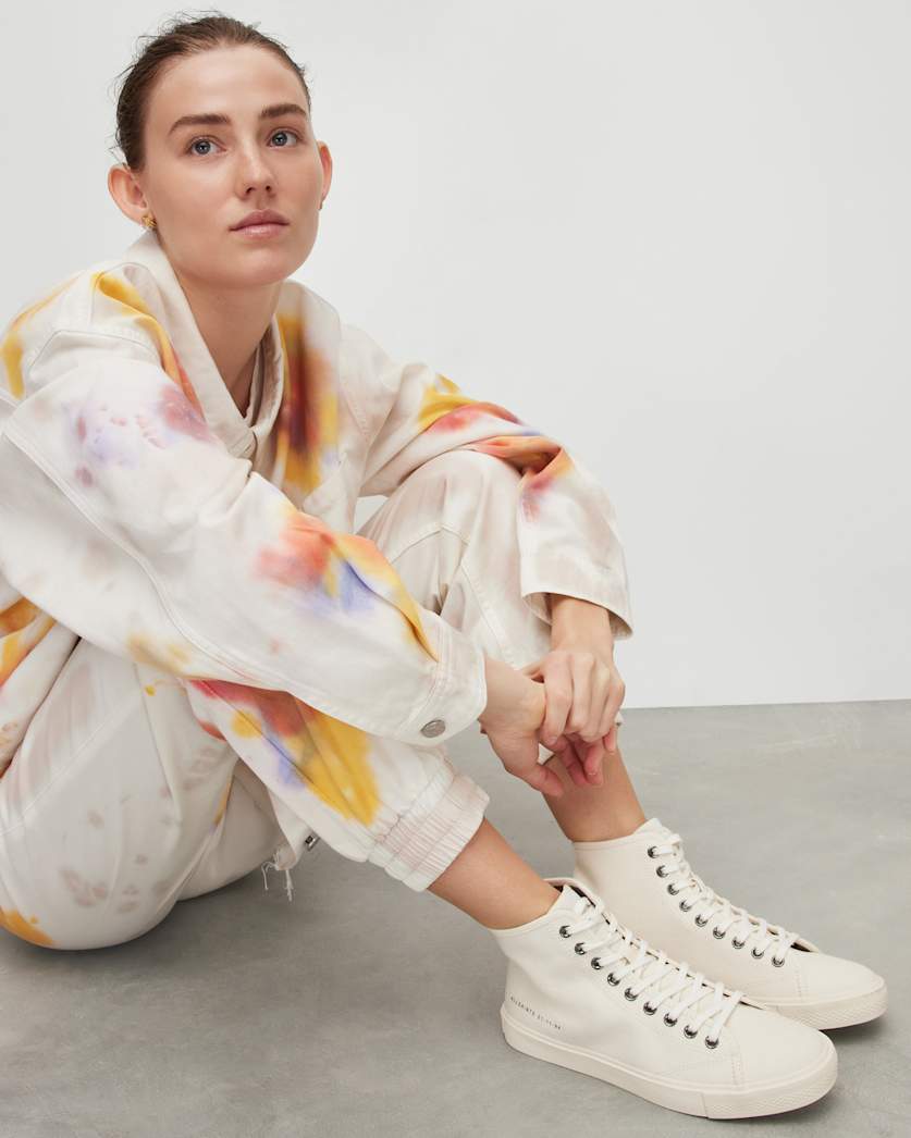 Bryany Canvas High Top Trainers