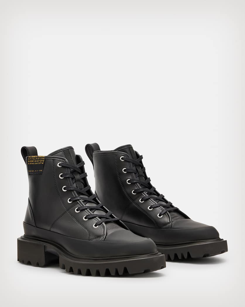 Myla Leather Combat Boots