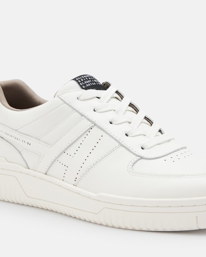 Vix Low Top Round Toe Leather Trainers