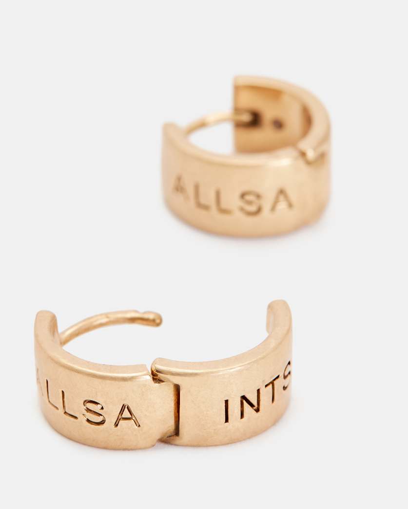 Liza Logo Hoop Earrings