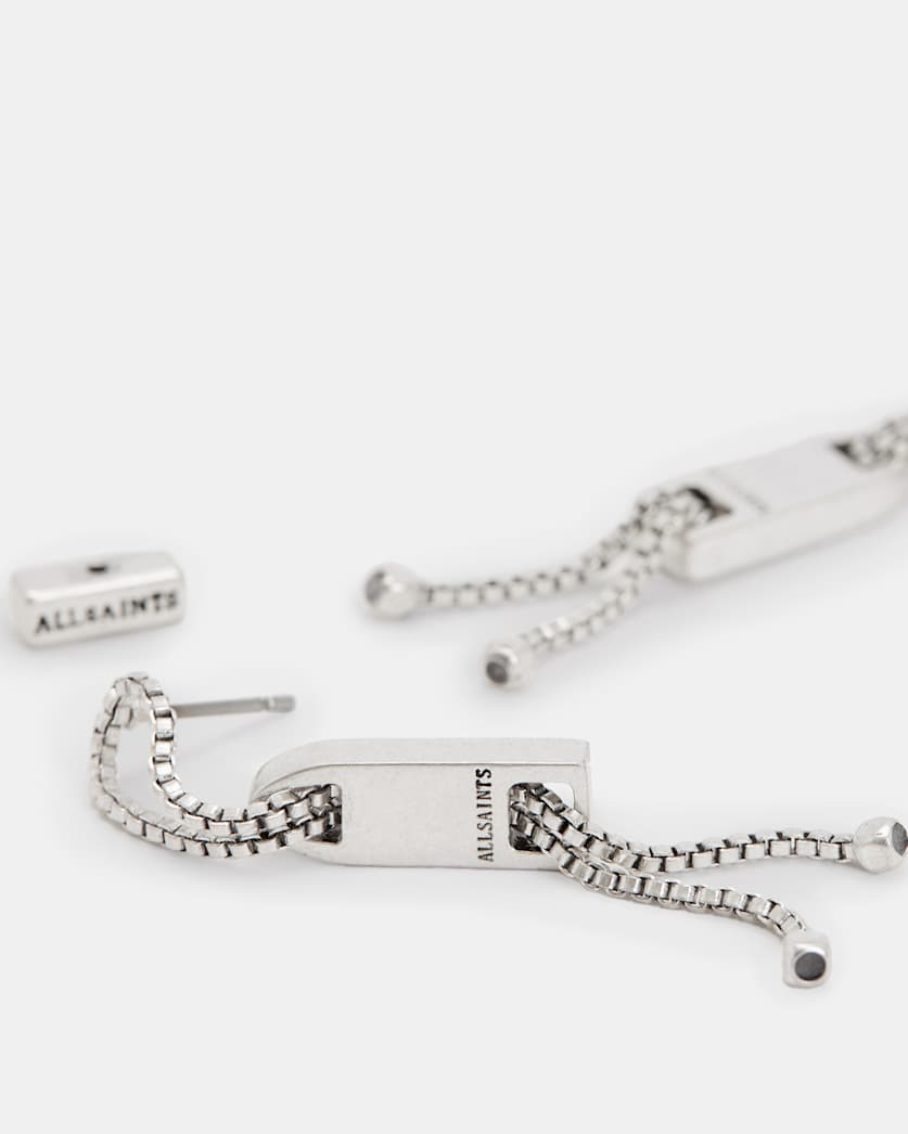 Zosia Chain Silver-Tone Earrings