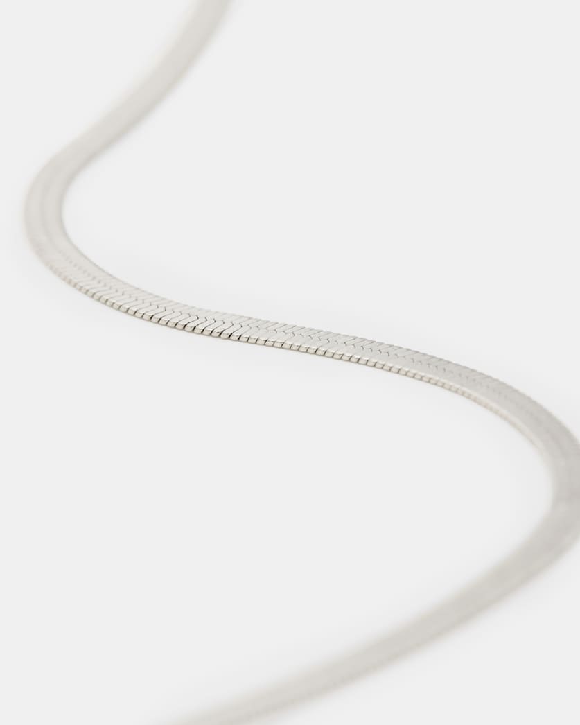 Snake Chain Fine Sterling Silver Necklace