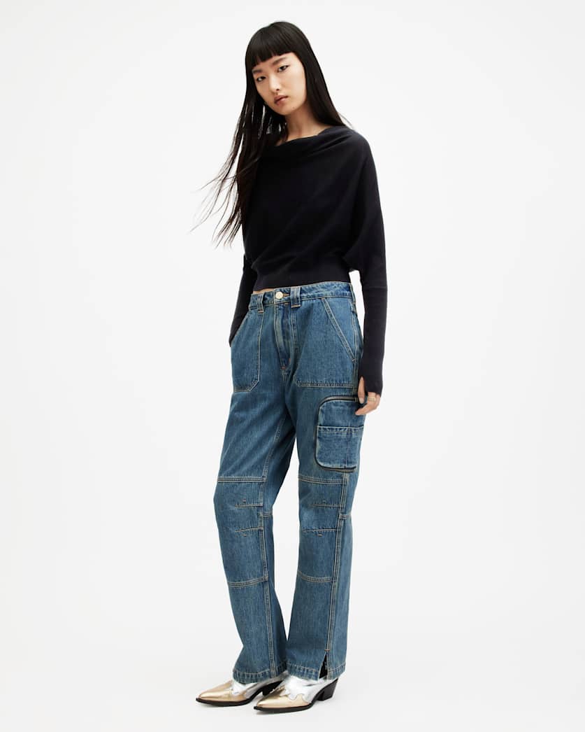 Ridley Cropped Merino Wool Jumper
