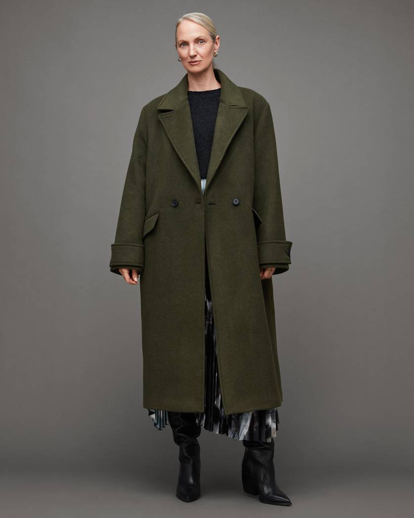 Mabel Double Breasted Longline Coat