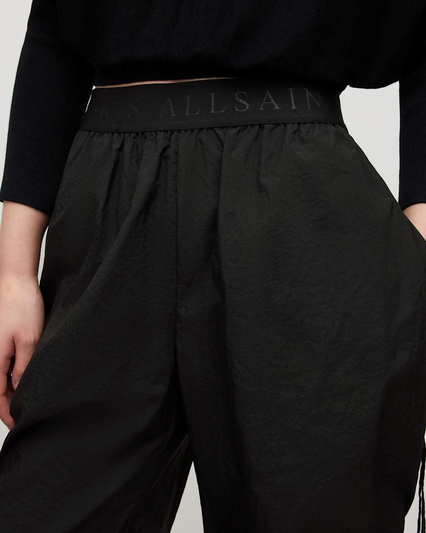 Aura Logo Waistband Oversized Trousers