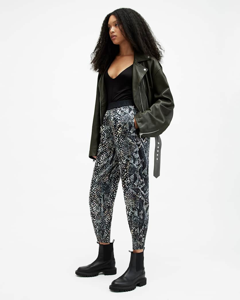 Nala Waima Print Tapered Trousers