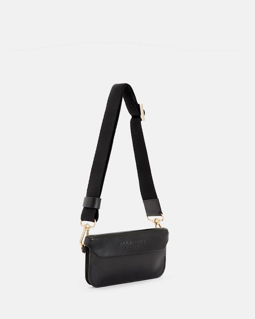 Zoe Adjustable Leather Crossbody Bag