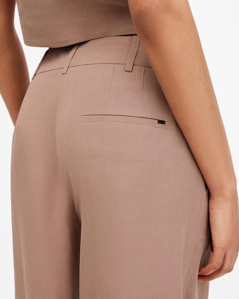 Deri Lyn Linen Blend Trousers