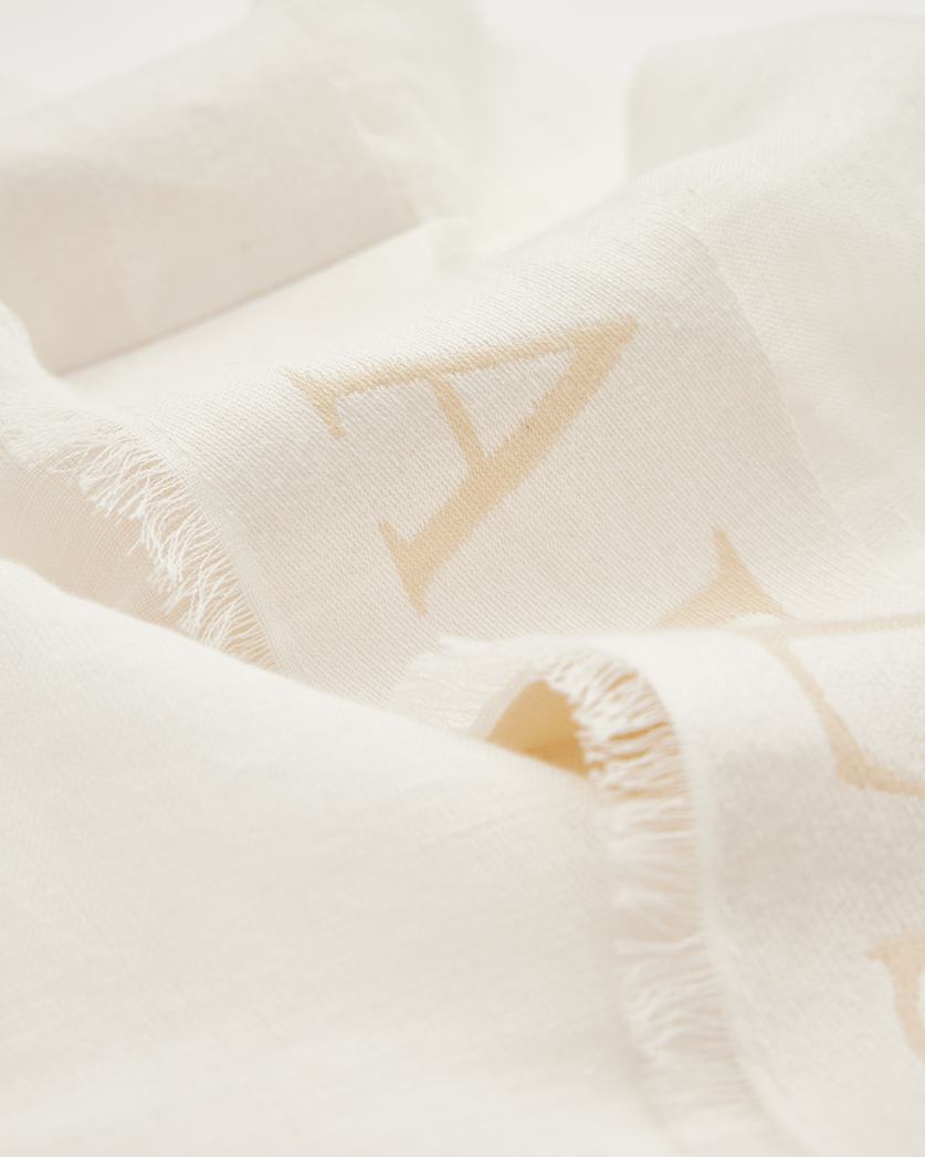 Saints Linen Blend Selvedge Ruana