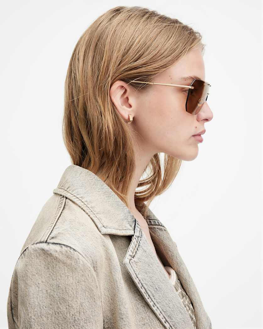 Ace Rimless Visor Sunglasses