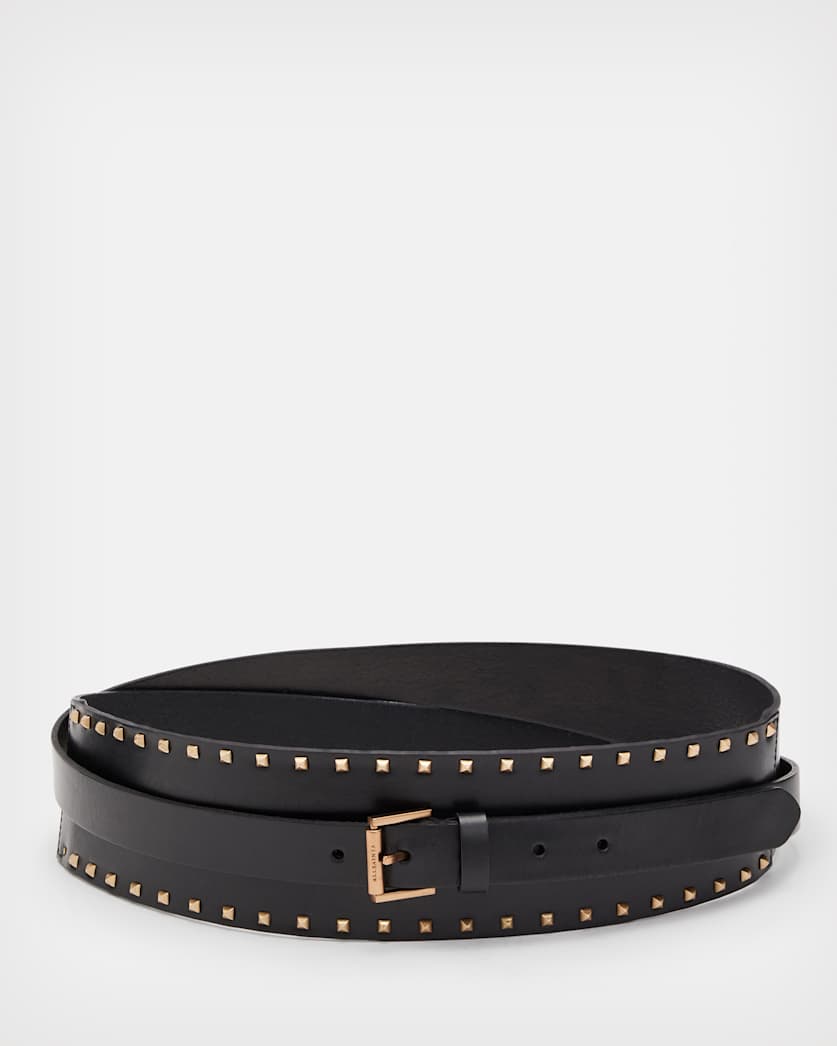 Maxie Leather Studded Alcor Belt