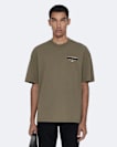 Redact Oversized Embroidered Logo T-Shirt