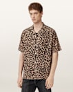 Leopardone Linen Blend Shirt