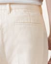 Cross Tallis Linen Blend Slim Trousers