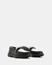 Gibbs Leather Chain Loafers Shoes