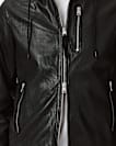 Ashton Hooded Leather Jacket