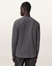 Ellis Waffle Texture Long Sleeve Crew