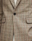 Maffrett Checked Skinny Fit Blazer