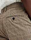 Maffrett Checked Skinny Fit Trousers