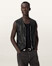 Davies Leather Waistcoat