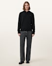Statten Long Sleeve Ramskull Polo Jumper