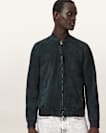 Morton Relaxed Fit Suede Bomber Jacket