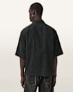 Leopardo Oversized Linen Blend Shirt