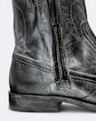 Dorian Zip-Up Leather Ankle Boots