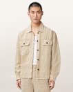 Korten Linen Blend Relaxed Fit Shacket