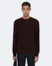 Waffle-Knit Crew-Neck Jumper