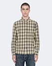 Regular-fit printed check shirt