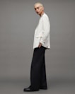 Canis Satin Trim Relaxed Fit Blazer