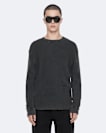 Raine Waffle-Knit Long-Sleeve T-Shirt