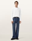 Nero Mock Neck Relaxed Fit T-Shirt