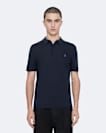 Mode Merino Wool Short-Sleeve Polo Shirt