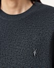 Aspen Waffle Texture Crew Neck Ramskull Jumper