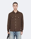 Regular-fit tencel shirt with pockets