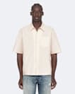 Oversized cotton poplin shirt
