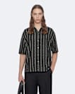 Quasar Oversized Viscose Polkadot Shirt