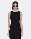 Katarina Boat-Neck Slim-Fit Maxi Dress