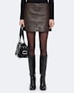 Renai Leather Mini Skirt