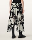 Loria Raw Edge Maxi Skirt