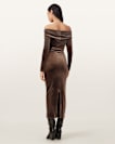 Delta Velvet Midi Dress