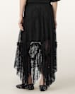 Josie Tiered Lace Midi Skirt